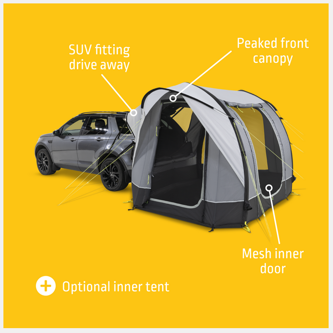 przedsionek na klapę bagażnika Kampa tailgater 