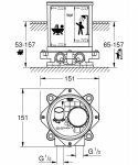 Grohe Element montażowy do baterii wolnostojącej 45984001