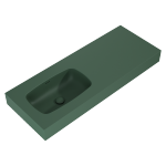 Elita UMYWALKA DIMPLE 120 LEWA (60+60) ścienna MARMUR FOREST GREEN MATT 168872 / RE041201027010