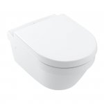 Villeroy & Boch Architectura Combi-Pack Toaleta WC podwieszana 53x37 DirectFlush bez kołnierza z deską wolnoopadającą biały 4694HR01