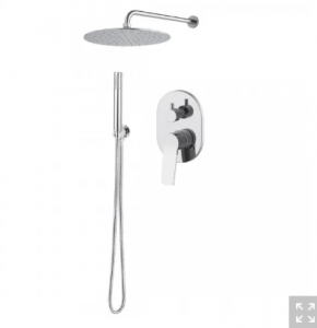 Demm Shine zestaw prysznicowy podtynkowy deszczownica 20 cm chrom 72ZES20
