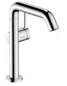 Hansgrohe Tecturis S Jednouchwytowa bateria umywalkowa 210 Finie, CoolStart z obrotową wylewką, z kompletem odpływowym Push-Open 73360140