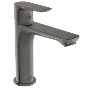 Ideal Standard Connect Air Bateria umywalkowa Blue Start bez korka szary magnetyczny połysk A7016A5
