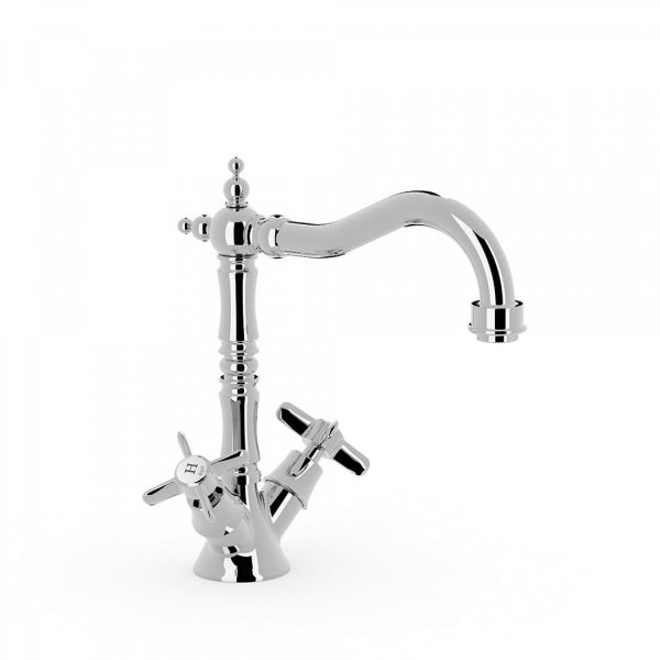 Tres Clasic bateria umywalkowa chrom 24210902