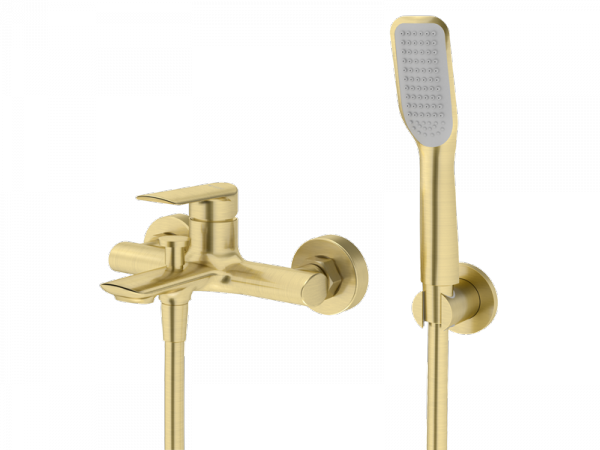 Vedo bateria wannowa ścienna  z zestawem ALETTA SPAZZO VBA5006/S/SZ