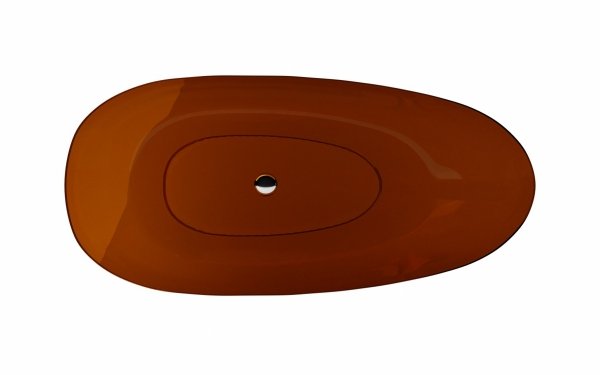 Besco Xara Earth Rust wanna wolnostojąca 160 maskownica biała WAX160ERW
