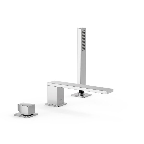 Tres Slim bateria wannowa 3-otworowa chrom 20216104