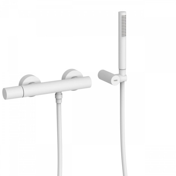 Tres Study bateria prysznicowa biel matowa 26116701BM
