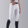 Bryczesy damskie na zawody ANALISE white