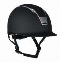 Kask jeździecki Sparrow black/silver 