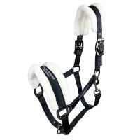 Kantar z futrem Chantal, kolor czarny 