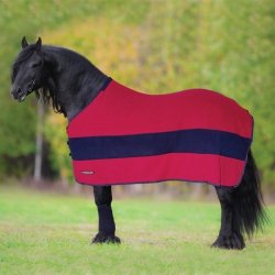 Derka Jasmine z pasami bordowo granatowa