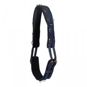 Pas do lonżowania DeLuxe blue/ rose Full