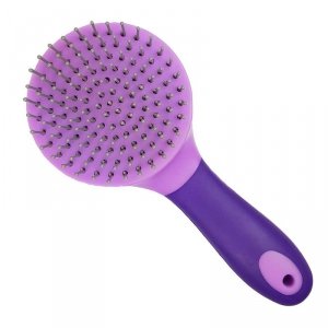 Szczotka do grzywy i ogona, kolor fioletowy