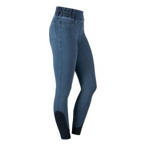 Bryczesy dasmkie LAURA Jeans Blue pełny lej r.36