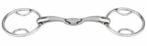 Satinox Wędzidło Multi Ring podwójnie łamane