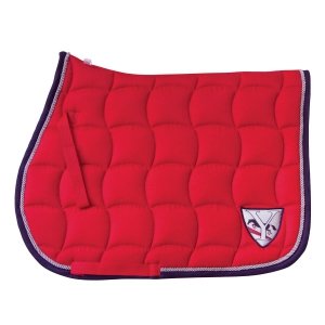 Czaprak Neo, ujeżdżeniowy, anatomiczny, kolor czerwony