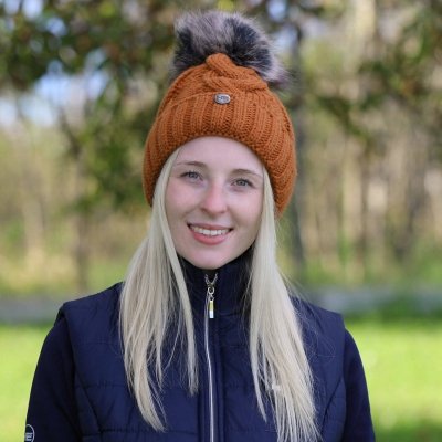 Czapka zimowa Aida karmelowa