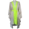Kimono Checker Beige Heart Cllasic