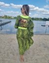 Kimono Neon Panther Gold Skull Classic
