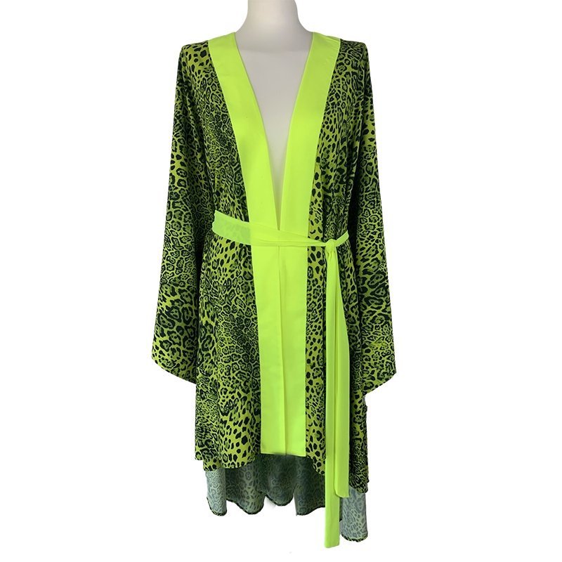 Kimono Neon Panther Gold Skull Classic