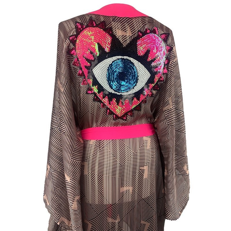 Kimono Rose Gold Pink Heart Classic