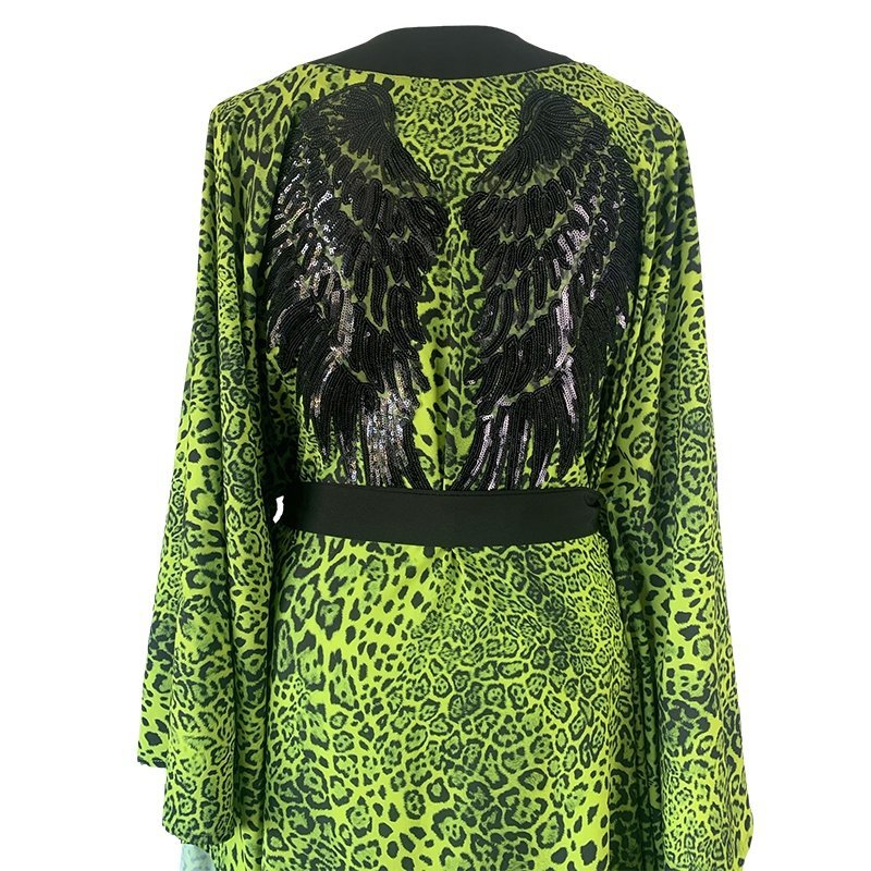 Kimono Lime Panther Black Angel Classic