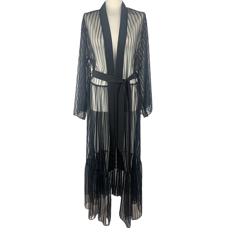 Kimono Stripes Black Angel