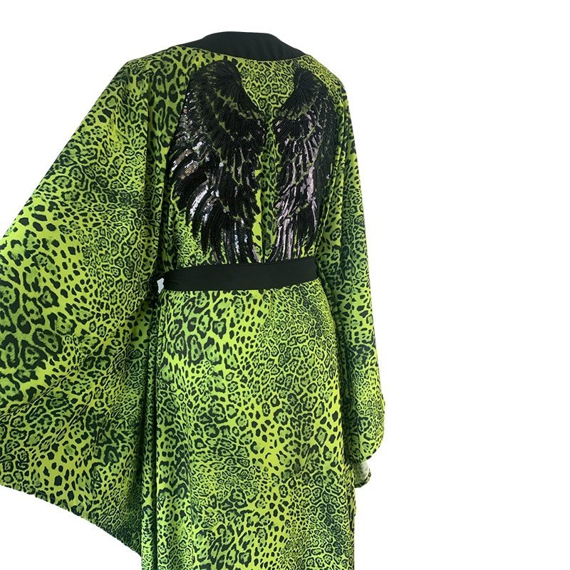 Kimono Lime Panther Black Angel Classic