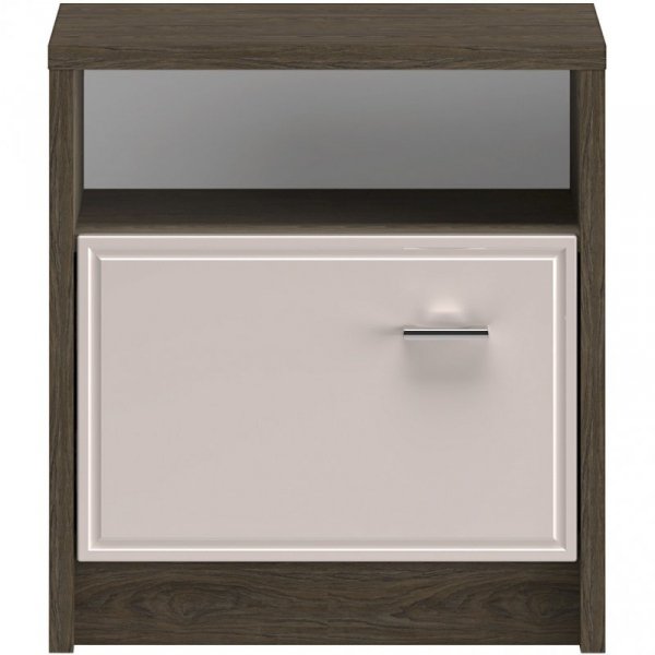 Szafka nocna AVANTI 08 dąb windmill ciemny / kaszmir połysk