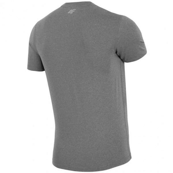 Koszulka męska fitness 4F H4L18 TSMF002 jasny szary melanż