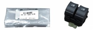 Original Schalter für Fensterheber vorne links für Renault Twingo Kangoo 2013- , 254110431R