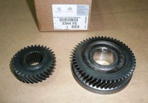 ORIGINAL Peugeot Citroen 5 Geschwindigkeit BE4 Schaltgetrieb 5th Gang Paar 33/50 Zähne , 2344F5 ,  2344.F5