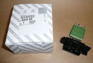 ORIGINAL Widerstand Gebläse , 6450XR