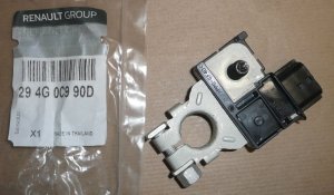 ORIGINAL Batteriepolklemme oben Massepol sensor für Renault Kadjar Megane IV  , 250820605R , 294G000Q0B , 295C35792R