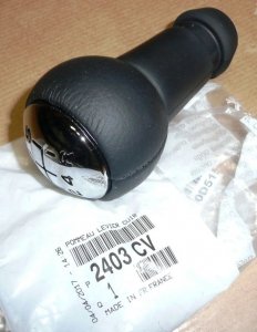ORIGINAL Schalthebel Schalthebelknauf 5 GANG Citroen Peugeot 206 207 407 307 308 5008 2403CV