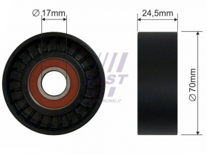 MICRO-V-RIEMENSPANNER FIAT SCUDO / ULYSSE 95> ROLLE 2.0 D