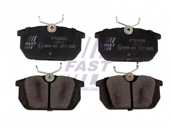 BREMSBELÄGE FIAT PUNTO 93> HINTEN OHNE SENSOR