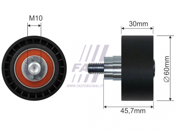 MICRO-V-RIEMENSPANNER FIAT SCUDO 07> ROLLE 1.6 D