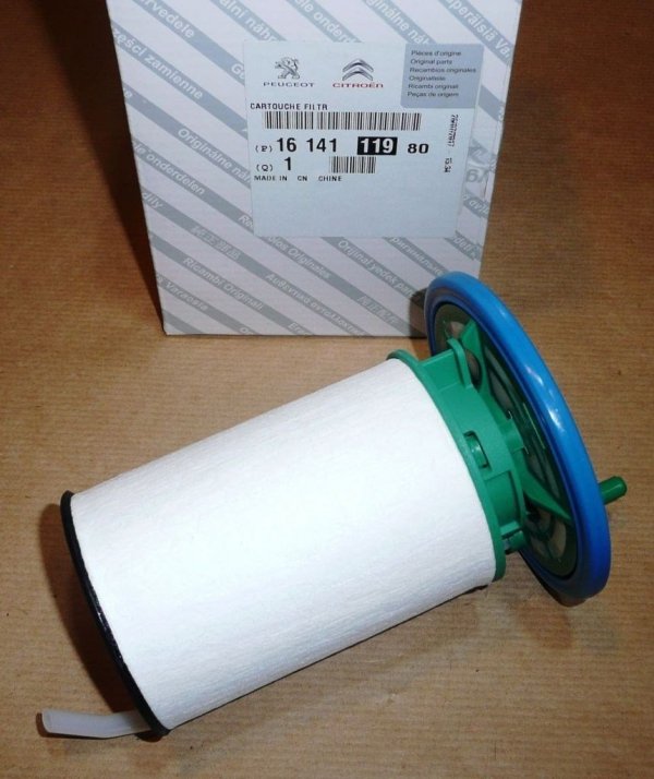 Original Kraftstofffilter Dieselfilter Peugeot Boxer III 2.0 BLUEHDI , 1614111980 ,  77367433, 68223662AA, 77366641, PURFLUX, C879, UFI, 2605300, FILTRON, PE982/6, PE9826, MECAFILTER, ELG5491