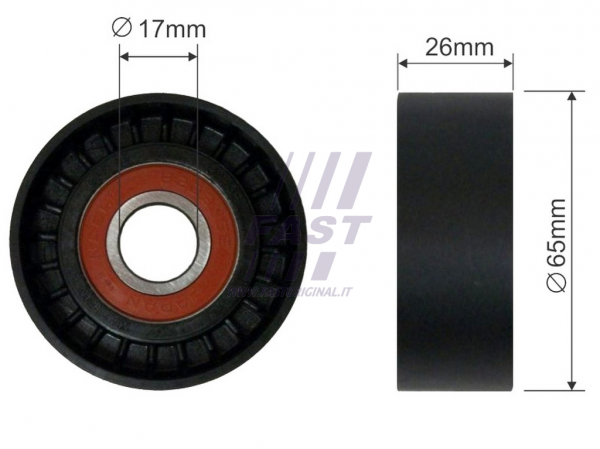 MICRO-V-RIEMENSPANNER FIAT DOBLO 00> ROLLE 1.3JTD
