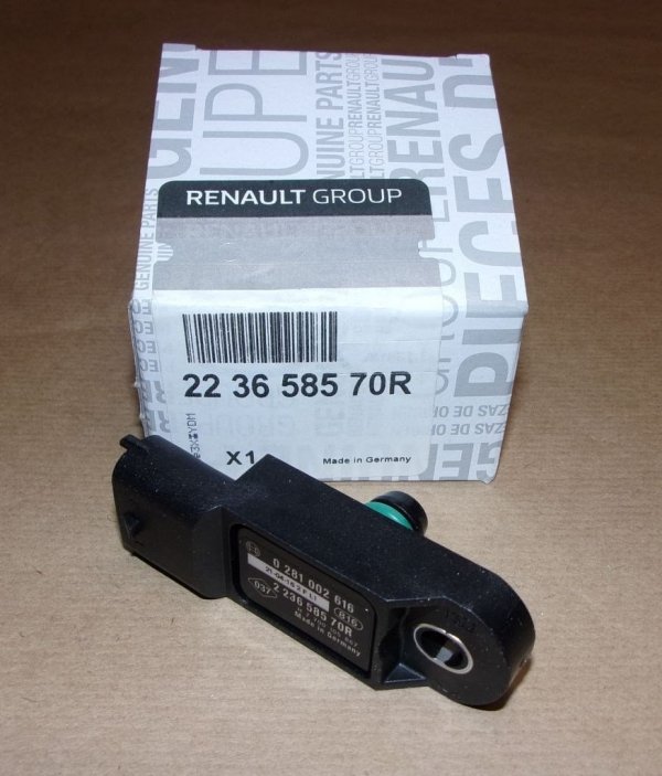 Original Ladedrucksensor Renault 1.2 1.4 1.6 2.0 16v , 223658570R , 8200233831 ,  , 0 281 002 616 ,