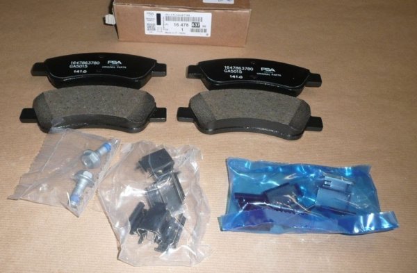 ORIGINAL Bremsbeläge vorne  BERLINGO C2 C3 C4 206 207 208 PARTNER , 1647863780