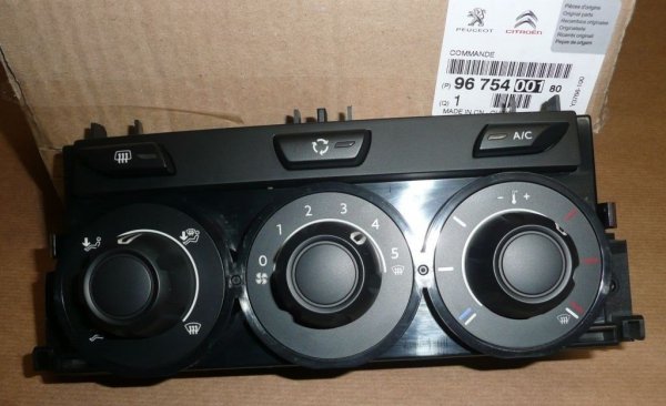 ORIGINAL Klimabedienteil Bedienung Original Citroen C3 DS3 9675400180