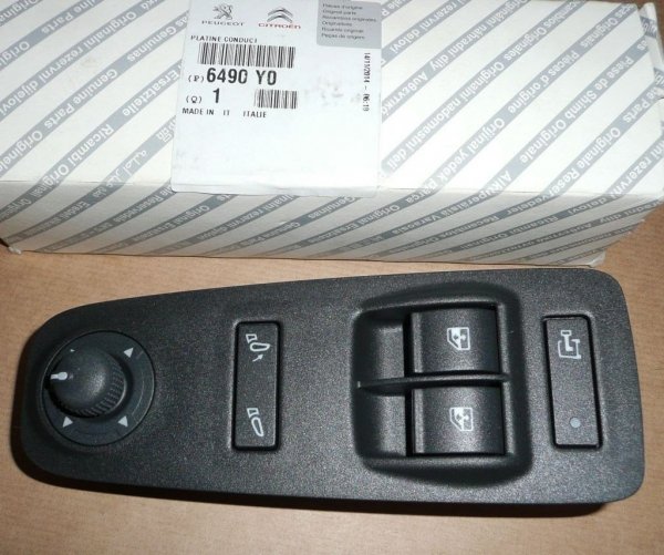 Original Schalter Fensterheber Taste Jumper Boxer Ducato III 6554.XQ , 6490Y0