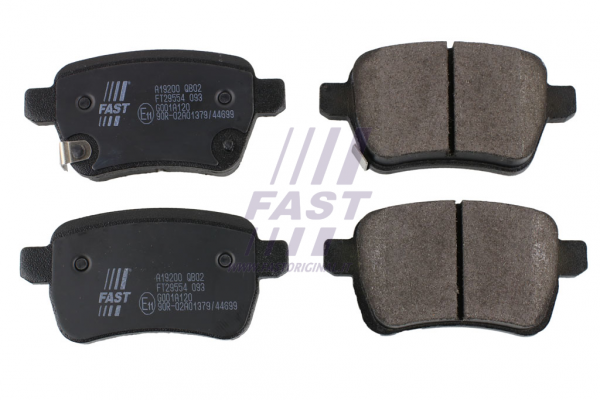 BREMSBELÄGE FIAT TIPO 16> HINTEN OHNE SENSOR