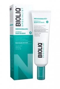 Bioliq Specialist Niedoskonałości, normalizujący krem na dzień przeciw niedoskonałościom skóry, 30 ml