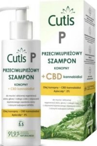 Cutis P przeciwłupieżowy szampon konopny + CBD 150 ml