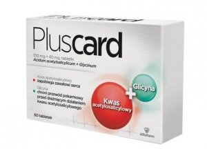 Pluscard 100 mg + 40 mg, 60 tabletek
