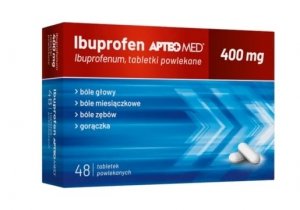 Ibuprofen APTEO MED, 400 mg, 48 tabletek powlekanych